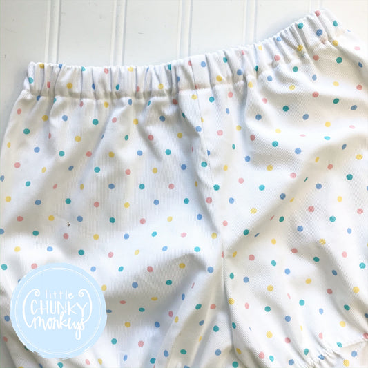 Pastel Dot Pique Bottoms