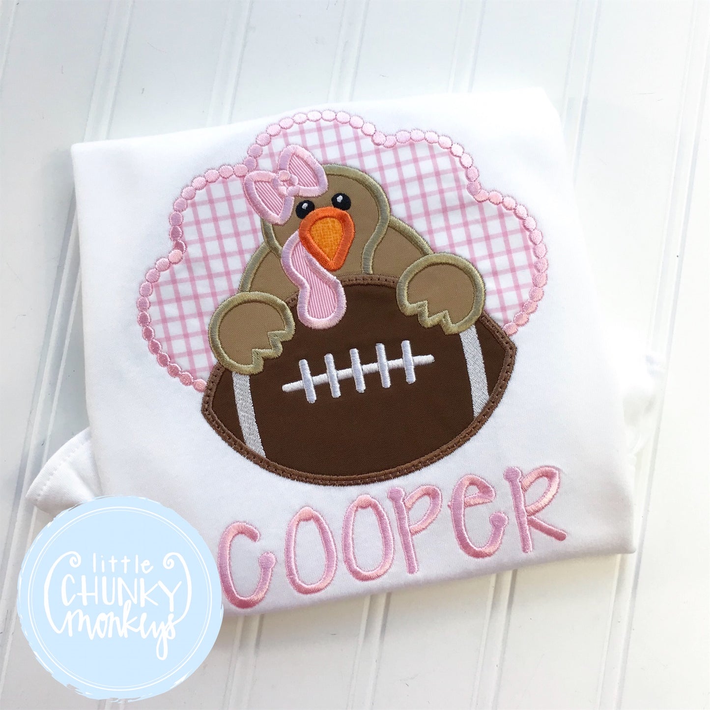 Girl Shirt - Girl Football Turkey Shirt