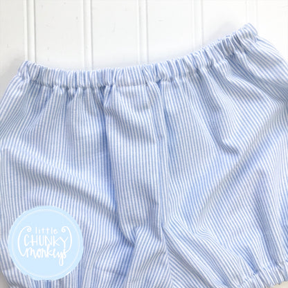 Light Blue Seersucker Bottoms