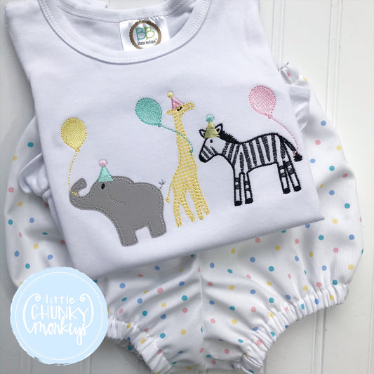 Girl Shirt - Zoo Birthday Shirt