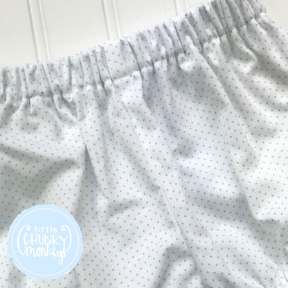 Blue Bitty Dot Bottoms