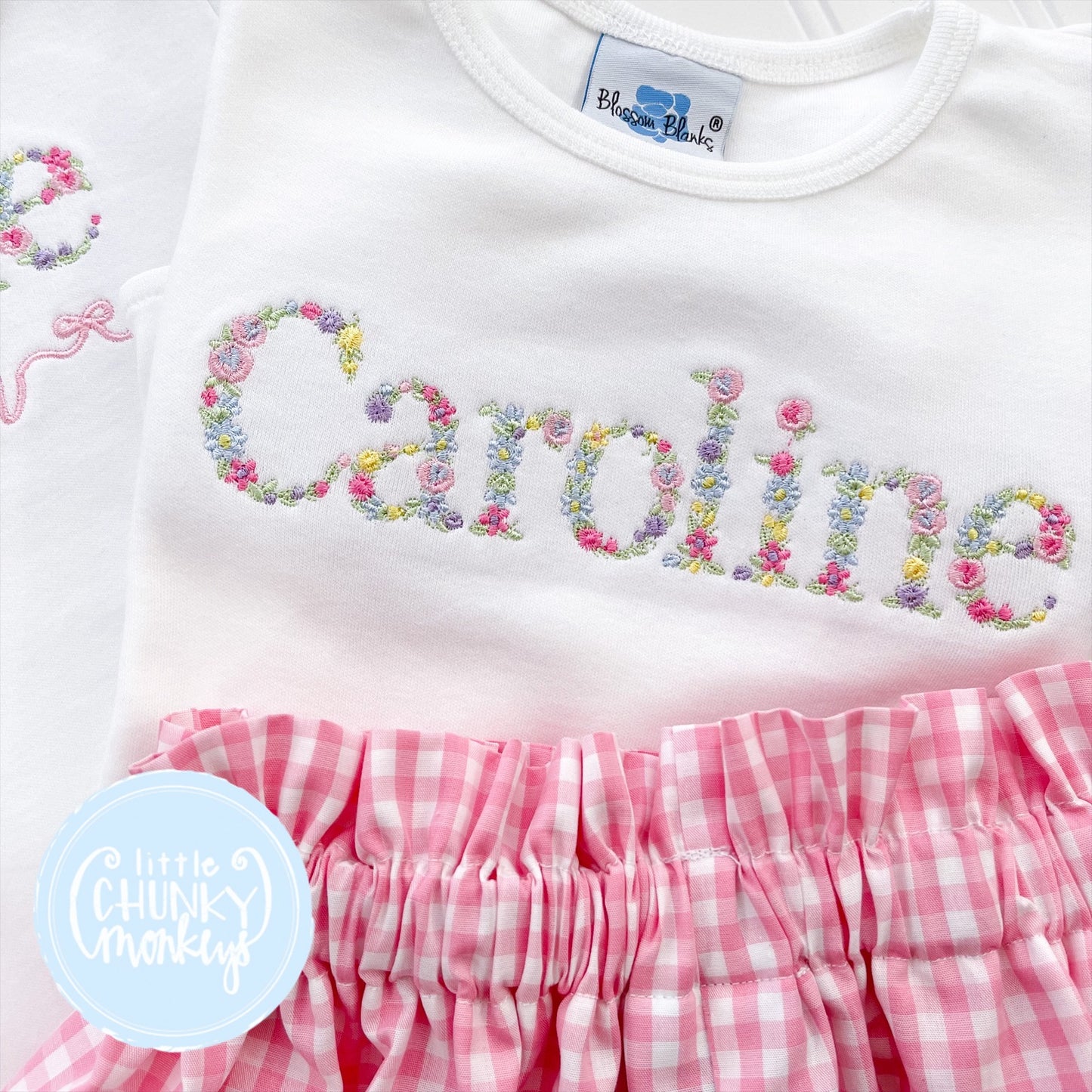 Girl Shirt - Floral Name