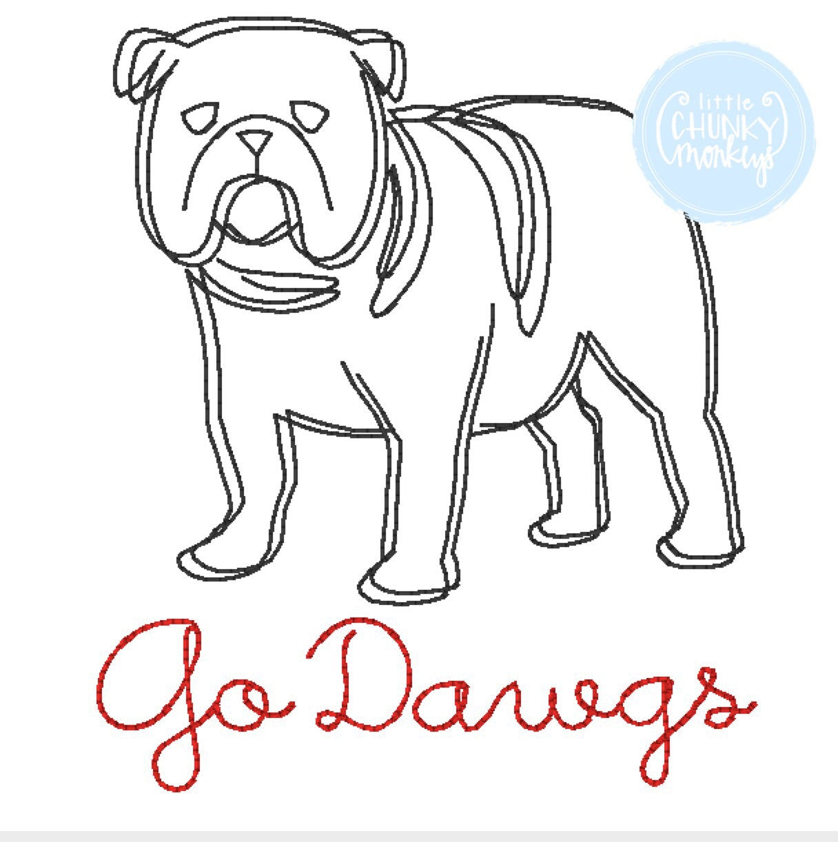 Football Shirt- Vintage Bulldog