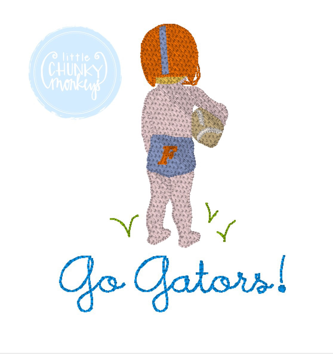 Football Shirt- Vintage Football Boy Go Gators