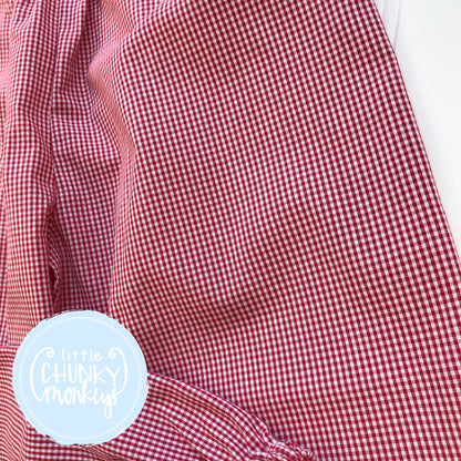 Red Gingham Bottoms