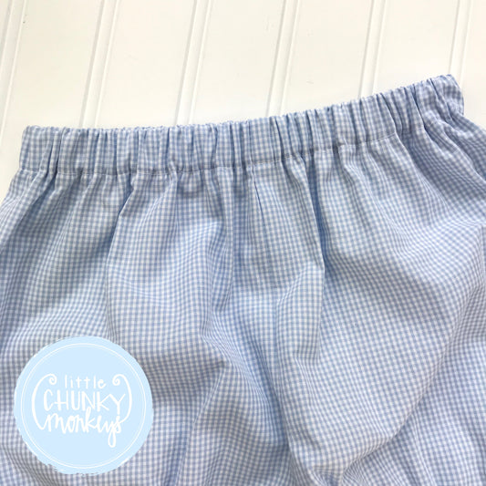 Light Blue Gingham Bottoms