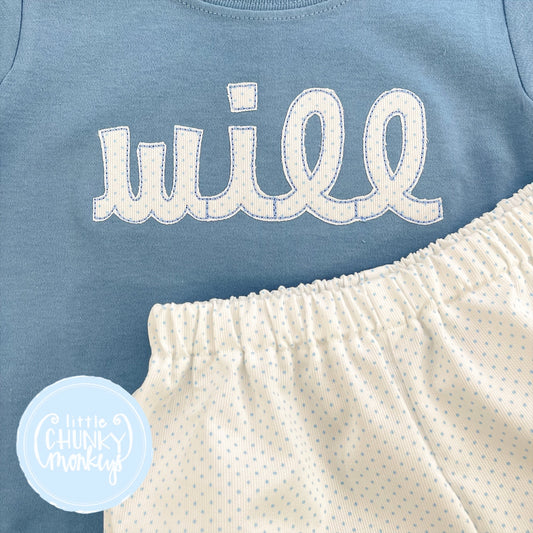 12m Boys Short Sleeve -  “will”