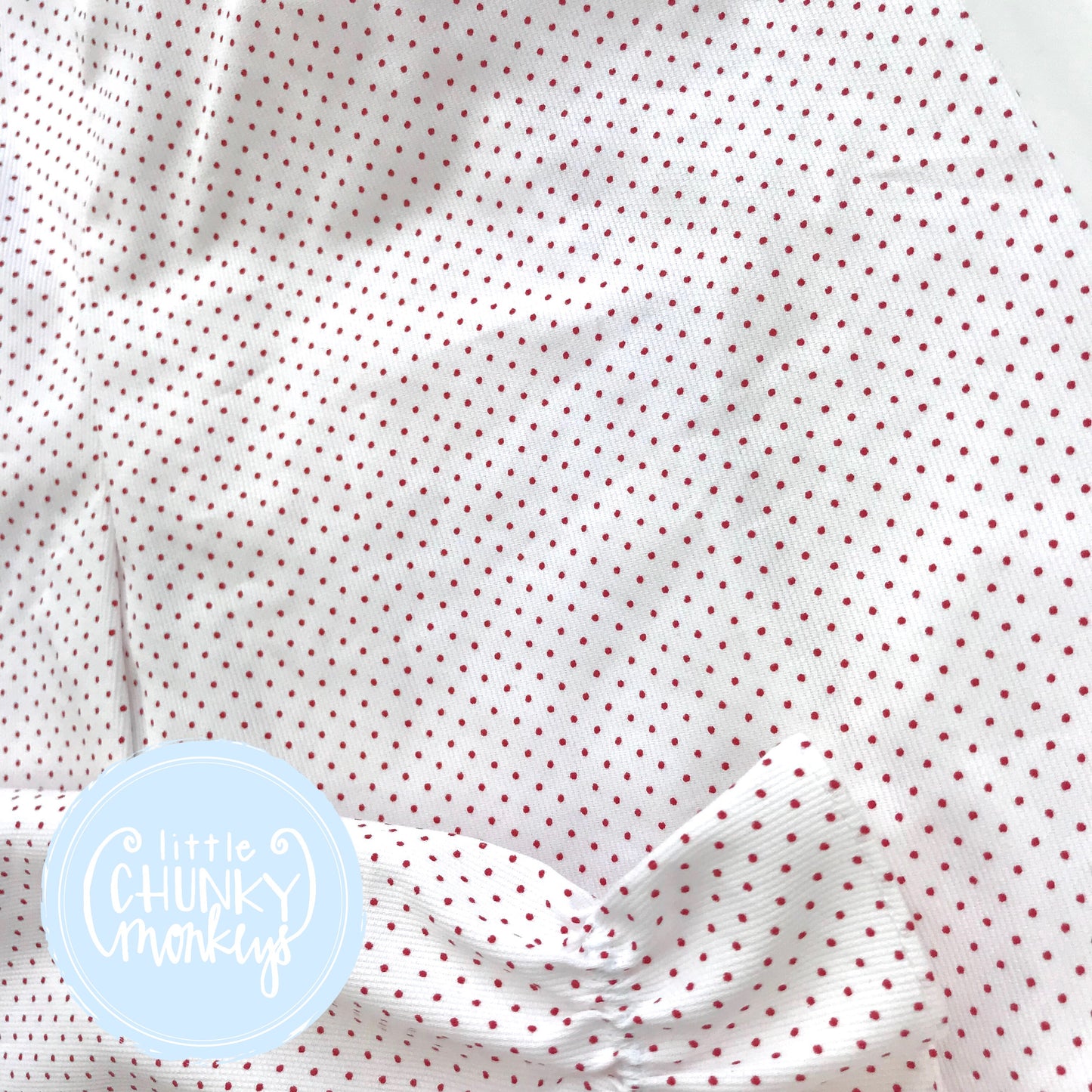 Red Bitty Dot Bottoms