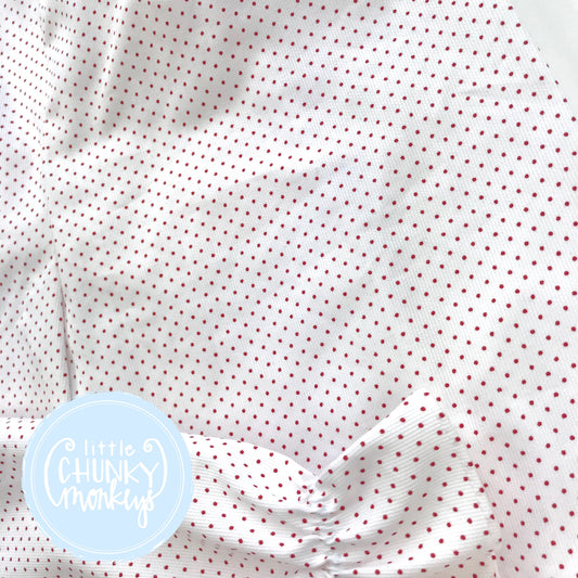 Red Bitty Dot Bottoms