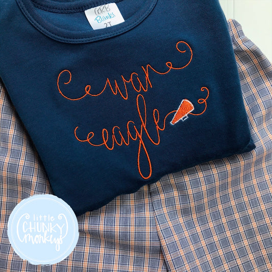 Girl Shirt - Vintage Stitch with Megaphone