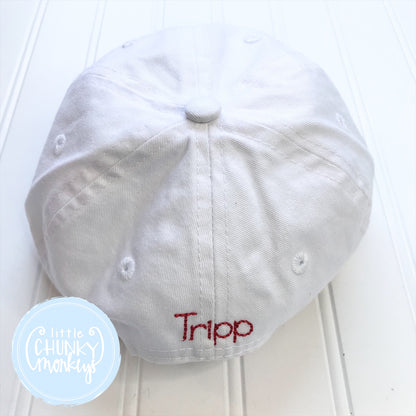 Toddler Kid Hat - Elephant on White Hat