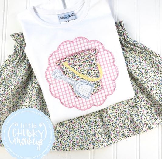 Girl Shirt - Sand-bucket Appliqué Shirt